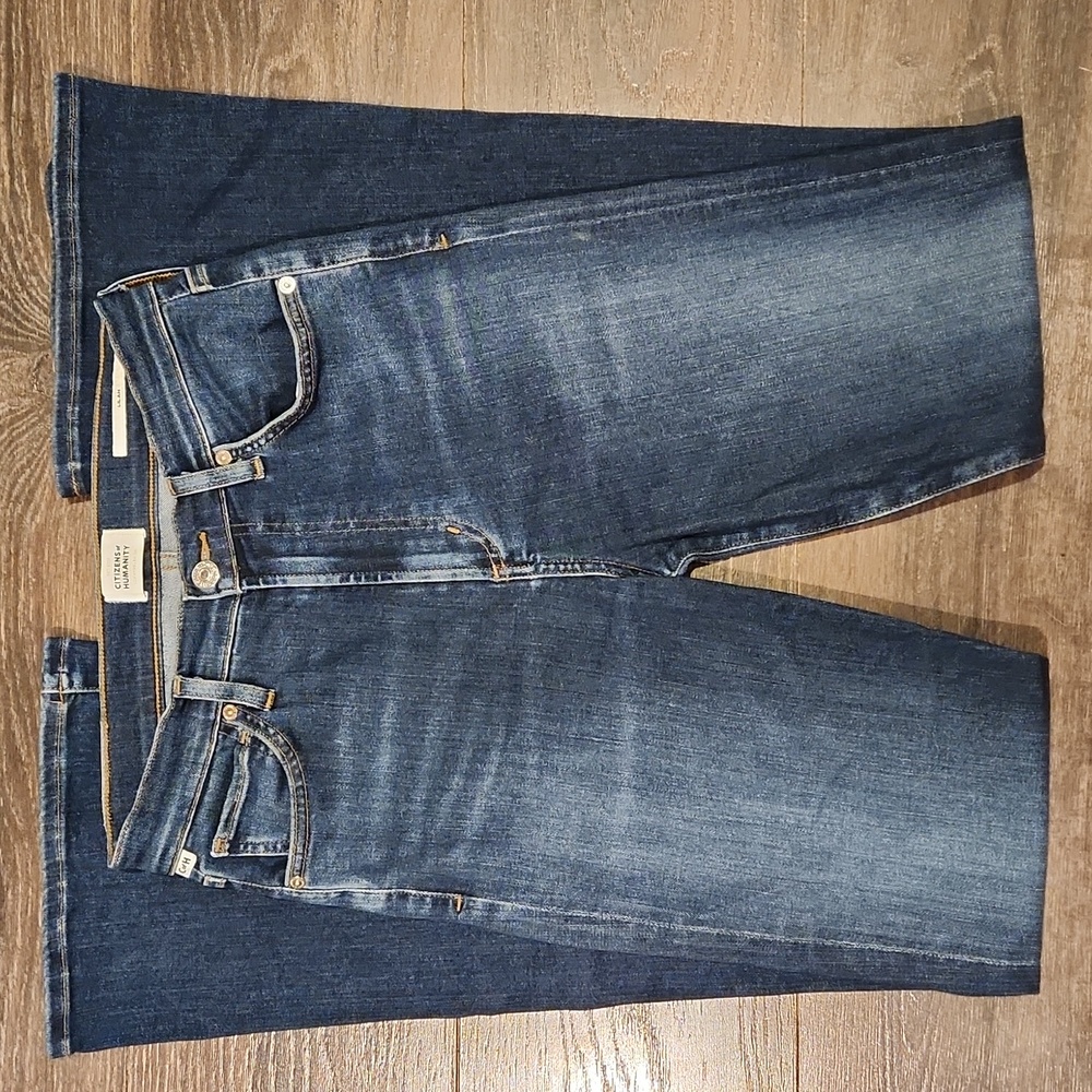 Citizens Of Humanity Dark Blue Flare Jeans